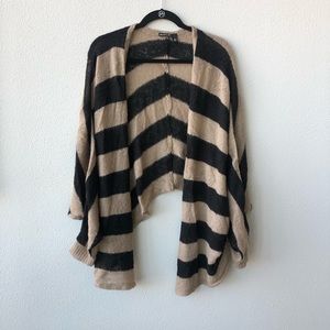 Sweaters - TAN & BLACK STRIPED LIGHT CARDIGAN! Sweaters - TAN & BLACK STRIPED LIGHT CARDIGAN!